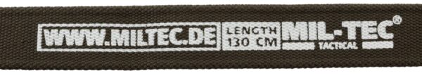 CEINTURE OLIVE BOUCLE TETE DE MORT 4CM X 130CM – Image 3