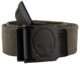 CEINTURE OLIVE BOUCLE TETE DE MORT 4CM X 130CM - Vue principale