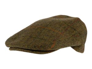Casquette Jack Pyke plate Tweed Marron