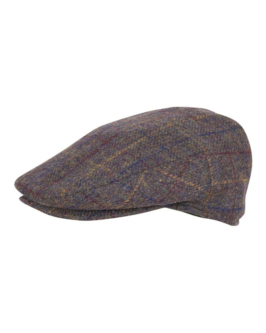 Casquette Jack Pyke plate Tweed Grise - Vue principale