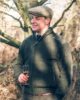 Casquette Jack Pyke plate Tweed vert clair - Vue 2