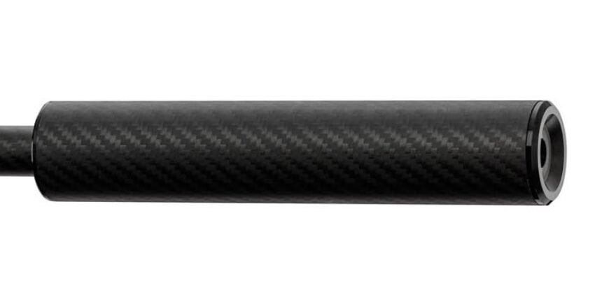 Silencieux carbone 40x200mm avec mousse Storm PC1 - Vue principale