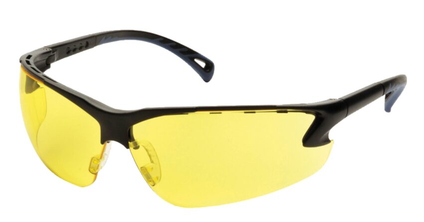 Lunettes de protection jaune & Noire - Vue principale