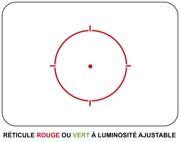 Red dot type 552 rouge et vert – Image 9