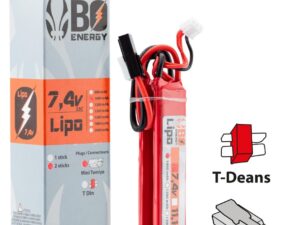 2 sticks batterie Lipo 2S 7.4V 1000mAh 25C