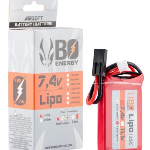 BO MANUFACTURE - 1 stick batterie Lipo 2S 7.4V 1200mAh 25C Peq - batteries / chargeurs batteries