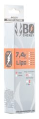 1 stick batterie Lipo 2S 7.4V 1300mAh 25C - Vue 3