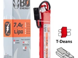 1 stick batterie Lipo 2S 7.4V 1300mAh 25C