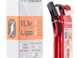 3 sticks batterie Lipo 3S 11.1V 1000mAh 25C