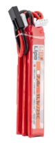 3 sticks batterie Lipo 3S 11.1V 1000mAh 25C - Vue 1