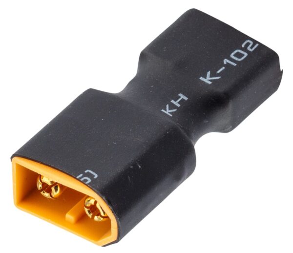 Adaptateur XT60 male vers T-deans femelle – Image 2