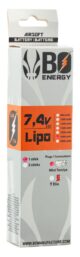 1 stick batterie Lipo 2S 7.4V 1800mAh 25C - Vue 2