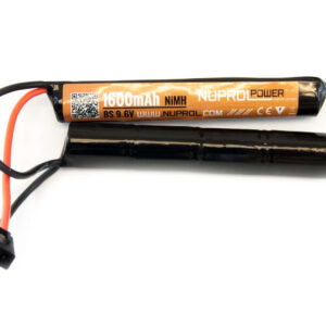 NUPROL - Batterie NiMh 2 éléments 9,6v/1600 mAh - batteries / chargeurs batteries