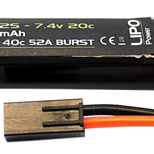 NUPROL - Batterie LiPo stick 7,4 v/1300 mAh - airsoft - batterie & fusibles