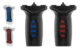Grip Super slim M-LOK avec inserts rouge et bleu - Vue 1