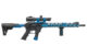 Grip Super slim M-LOK avec inserts rouge et bleu - Vue 3