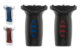 Grip Super slim Keymod avec inserts rouge et bleu - Vue 1
