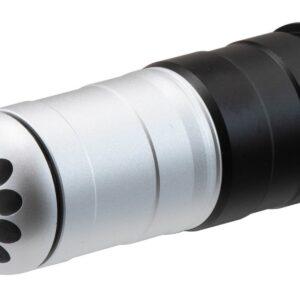 Lancer Tactical - Grenade 40mm à gaz 120 BB's Noir/Silver - airsoft - répliques grenades, mines