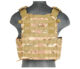 Veste Plate Carrier 1000D noire - Vue 3
