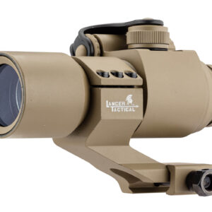 Lancer Tactical - Point rouge et vert avec montage Cantilever tan - airsoft - accessoires airsoft