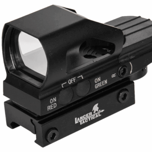 Lancer Tactical - Point rouge et vert Reflex 4 reticules - airsoft - accessoires airsoft