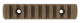 Rail M-LOK 9 slots Tan - Vue 1