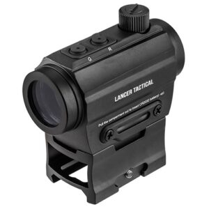 Lancer Tactical - Micro Point rouge et vert Reflex montage haut Ris noir - airsoft - accessoires airsoft