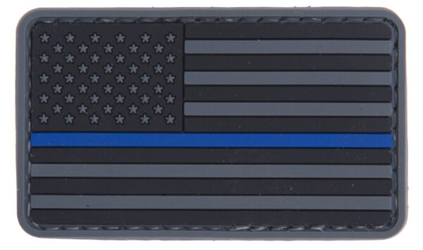 Patch PVC Drapeau USA Bleu line