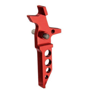 Lancer Tactical - Détente AEG V2 Speed Skeleton rouge - airsoft - pièces détachées & upgrades