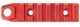 Rail Keymod 7 slots avec attache sangle QD Rouge - Vue 1