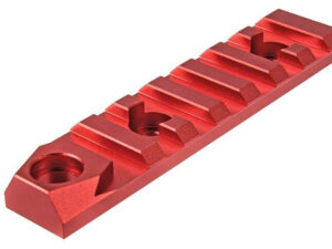 Rail Keymod 7 slots avec attache sangle QD Rouge