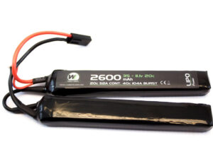 Batterie LiPo 2 éléments 7,4 v/2600 mAh