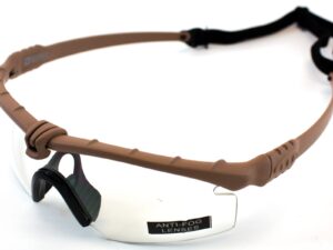 Lunettes Battle Pro Thermal Tan/Clear - Nuprol