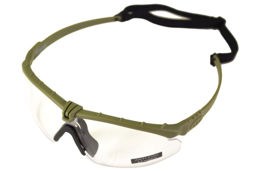 Lunettes Battle Pro Thermal Vert/Clear avec insert – Nuprol - Vue principale