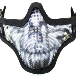 NUPROL - Bas de masque grillage shield skull - Noir - équipement joueur