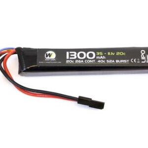 NUPROL - Batterie LiPo 11,1 v / 1300 mah 20c 1 stick - airsoft - batterie & fusibles