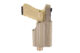 Holster rigide G17 réplique et lampe - Vue 4