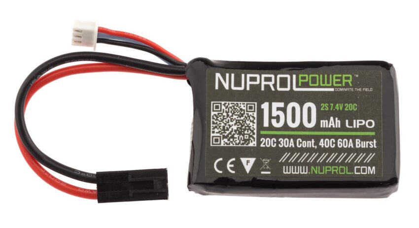 Batterie LiPo micro 7,4 v/1500 mAh - Vue principale