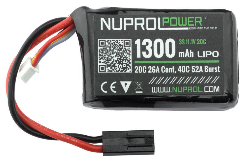 Batterie LiPo micro 11,1 v/1300 mAh - Vue principale