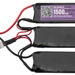 NUPROL - Batterie Li-Fe power 9,9 v 1500 mah 25 c nunchunck - batteries / chargeurs batteries