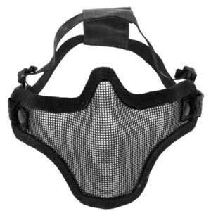 NUPROL - Bas de masque grillage v1 - Noir - airsoft - equipement tactiques