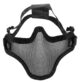Bas de masque grillage v1 – Noir - Vue principale