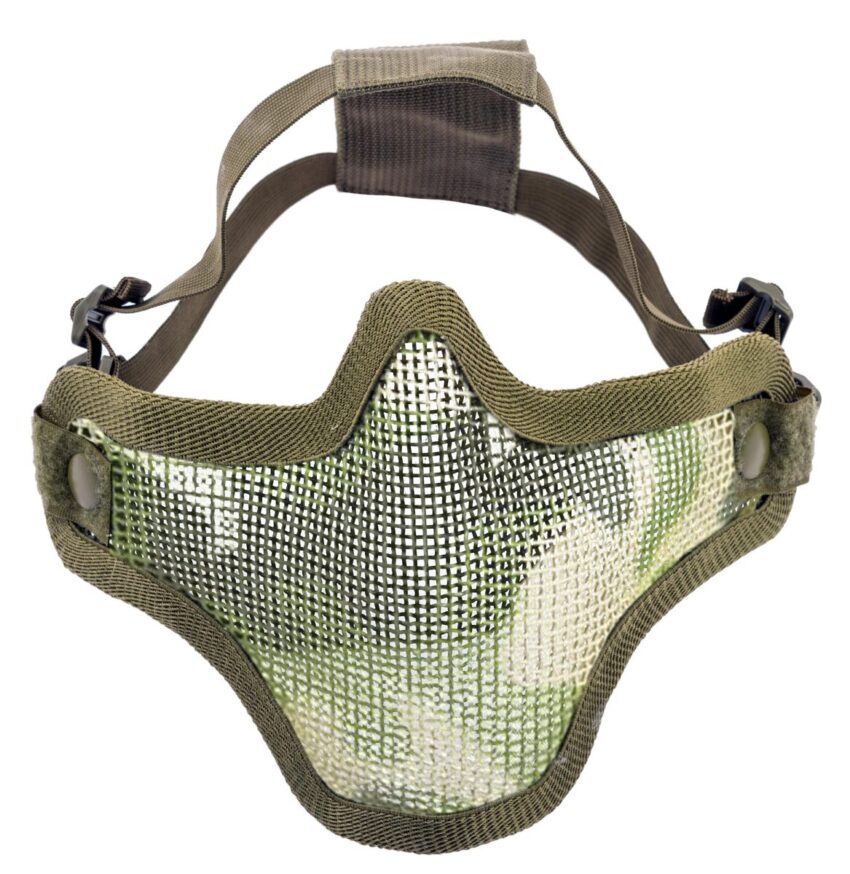 Bas de masque grillage v1 – olive - Vue principale