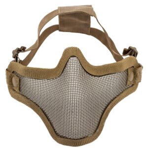 NUPROL - Bas de masque grillage v1 - tan - airsoft - equipement tactiques