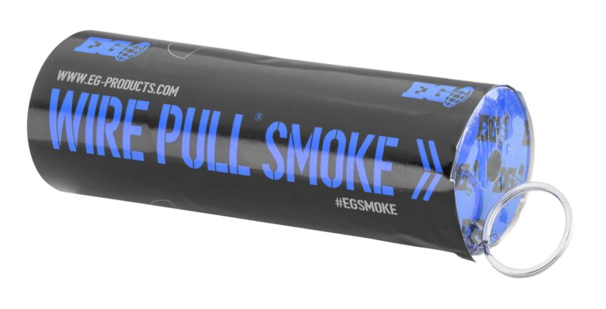 Fumigène à goupille bleu – Enola gaye - Vue principale
