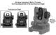 Cran de mire Flip Up – AR15 – AR10 - Vue 2