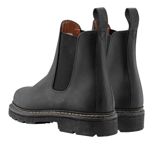 Chaussures en cuir QUERCY -Noire – Image 3