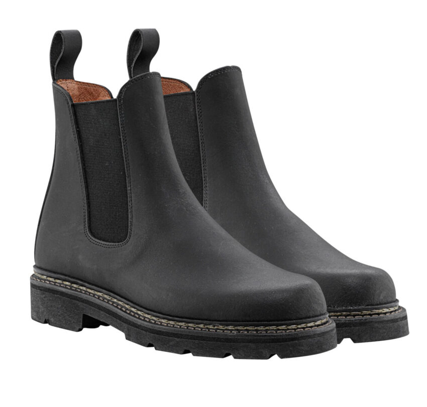 Chaussures en cuir QUERCY -Noire - Vue principale