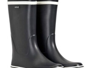 Bottes AIGLE MALOUINE 2 MARINE/BLANC