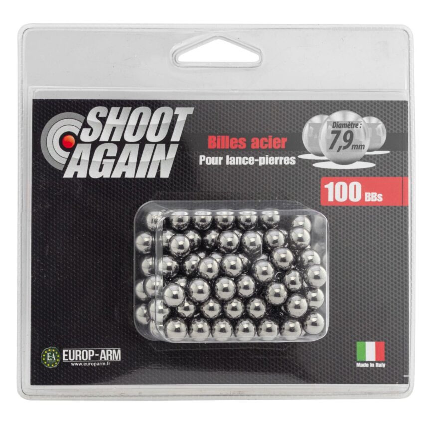100 billes Acier – 7,9 mm. - Vue principale